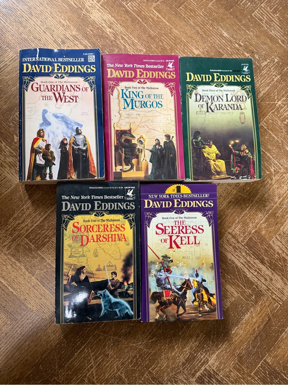 David Eddings Malloreon Books 1-5